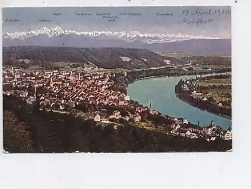 Waldshut a.R. Gesamtansicht gl1924 42.844