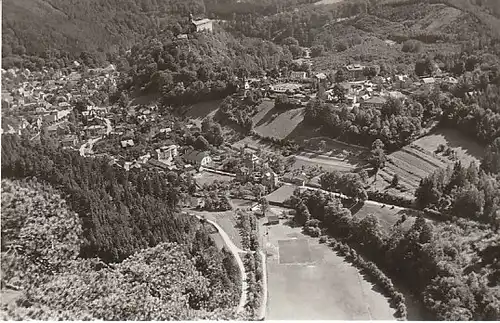 Blick vom Trippstein auf Schwarzburg ngl C0012