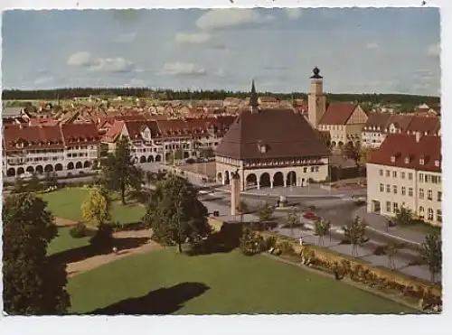 Freudenstadt Marktplatz mit Stadt-u. Rathaus ngl 42.773