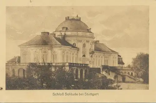 Schloß Solitude bei Stuttgart gl1919 101.284