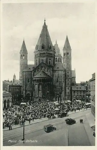 Mainz Dom Ostseite gl1935 101.118