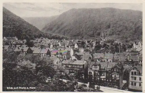 Blick auf Thale am Harz gl1957 91.925