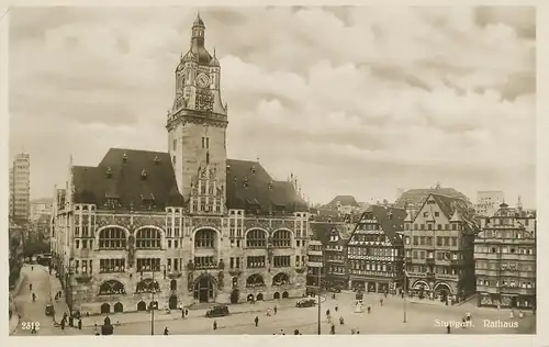 Stuttgart Rathaus gl1933 101.295