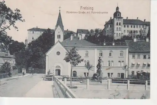 Freising Münchener-Straße Mohrenbrunnen glca1920 77.173