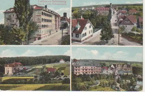 Schömberg im Schwarzwald Mehrbildkarte gl1912 76.763