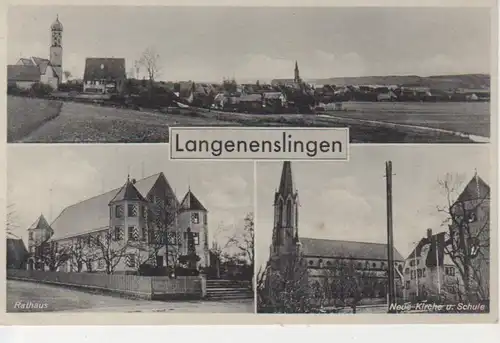 Langenenslingen Rathaus Schule Total feldpgl1940 81.350