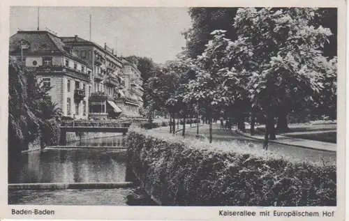 Baden-Baden Kaiserallee Europäischer Hof ngl 76.817