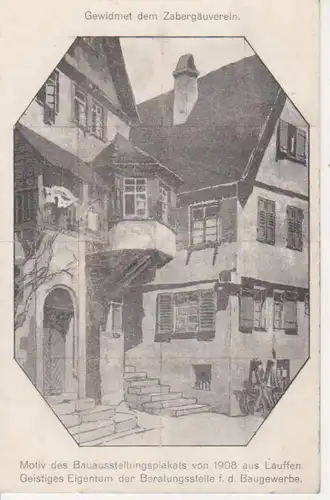 Lauffen a.N. Bauausstellungsplakat 1908 ngl 84.172