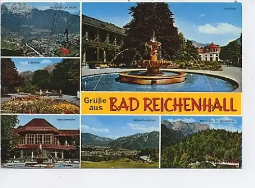 Bad Reichenhall Mehrbildkarte gl1982 45.220