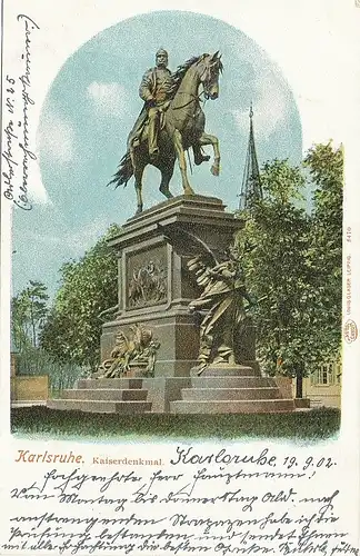 Karlsruhe Kaiserdenkmal ngl 101.421