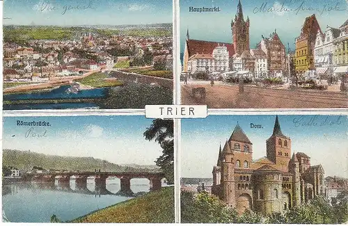 Trier Mehrbildkarte gl1921 49.578