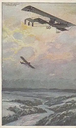 1.WK Militär-Flieger über Argonnerwald gl1915 B2.075
