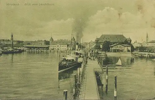 Konstanz Blick vom Leuchtturm ngl 101.490