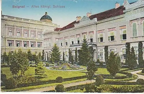 Belgrad Altes Königl.Schloss feldpgl1916 C2527