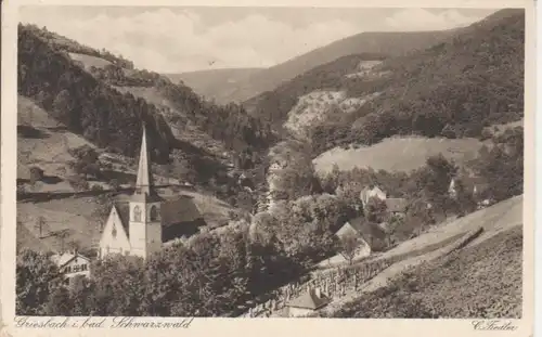 Griesbach Gesamtansicht Kirche gl1930 76.849