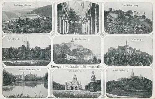 Burgen im Saale- und Schwarzathal gl1927 111.906