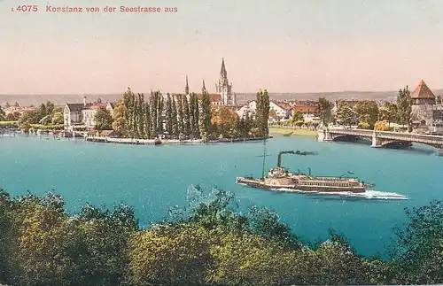 Konstanz von der Seestraße aus ngl 101.517