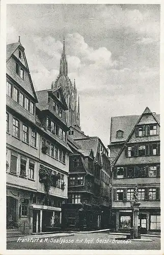 Frankfurt a.M. Saalgasse Brunnen ngl 100.978