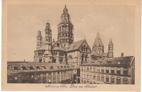 Mainz Dom von Südwest ngl 49.541