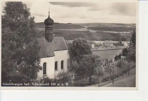 Gündelwangen Kapelle Friedhof Totale glca.1930 77.073