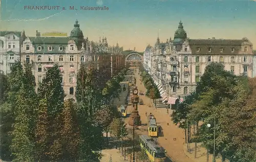 Frankfurt a.M. Kaiserstraße gl1920 101.000