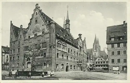 Ulm a. d. Donau Rathaus Münster gl1935 101.588