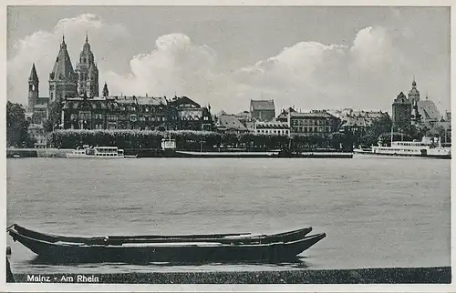 Mainz Am Rhein Boot gl1942 101.119