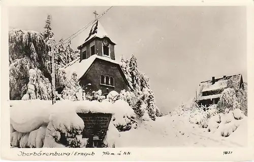Oberbärenburg Erzgeb. Kirche im Schnee ngl 49.750