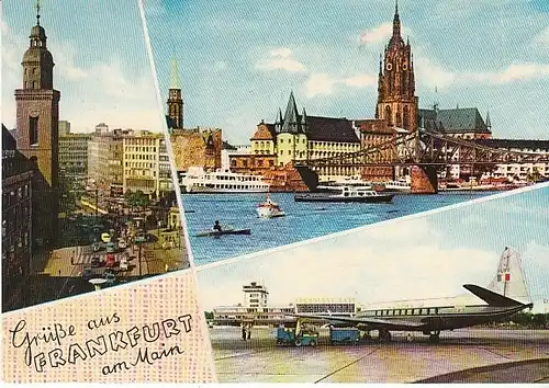 Frankfurt a.M. Mehrbildkarte gl1962 C0126