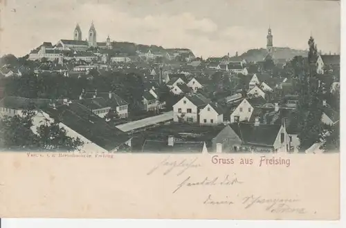 Gruß aus Freising Teilansicht gl1902 77.170