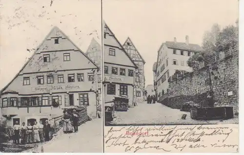 Bonndorf Glaserei Luz Straßenpartie gl1913 82.162