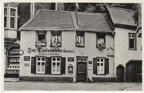Godesberg Gasthof Lindenwirtin Ännchen gl1933 B3.227
