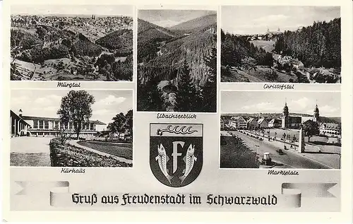 Freudenstadt Mehrbildkarte ngl 49.797
