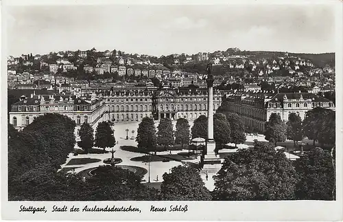 Stuttgart Neues Schloß gl1939 49.818