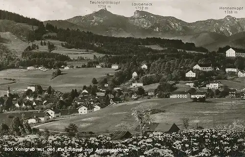 Bad Kohlgrub Panorama mit Kurhäuser ngl 120.147