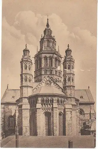 Mainz Der Westchor des Domes ngl 49.509