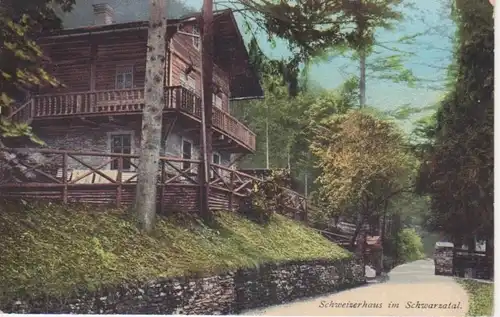 Schwarzburg Schweizerhaus im Schwarzatal gl1913 88.799