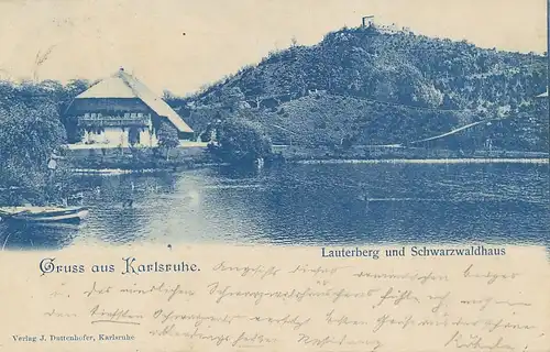 Gruß aus Karlsruhe Lauterberg Schwarzwaldh. ngl 101.438