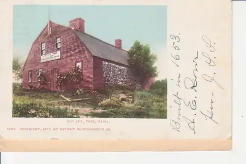 York, Maine Old Jail gl1902 204.450