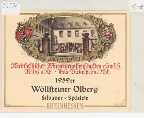 1959er Wöllsteiner Ölberg 93.930