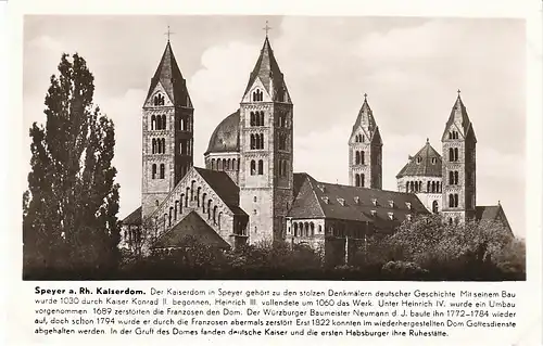 Speyer a.Rhein Kaiserdom mit Historie ngl 49.988