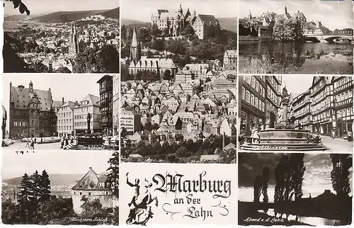 Marburg a.d.Lahn Mehrbildkarte ngl 49.708