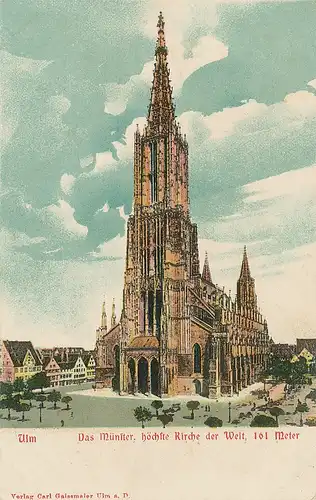 Ulm a. d. Donau Münster ngl 101.578