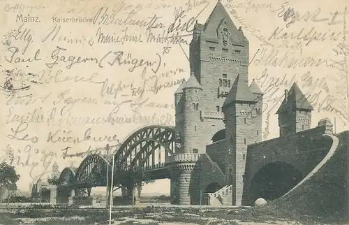 Mainz Kaiserbrücke gl1905 130.734