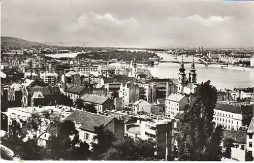 H Budapest Latkep a Margitszigettel gl1958 20.445