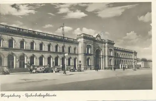 Magdeburg Bahnhofsgebäude gl1942 103.606