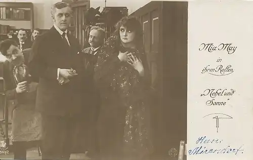 Porträt Mia May in Nebel und Sonne ngl 115.473