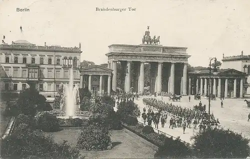 Berlin Brandenburger Tor gl1907 100.254