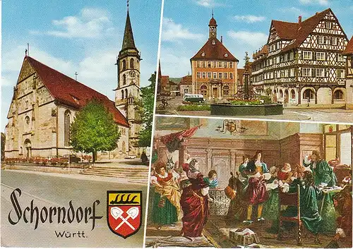 Schorndorf Mehrbildkarte ngl 49.816