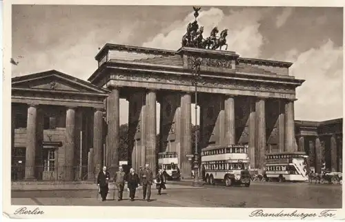 Berlin Brandenburger Tor Pariser Platz gl1938 B4926